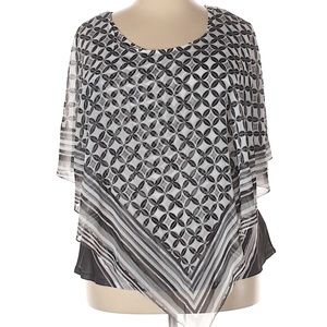 World Unity Tank Top/ Sheer Poncho Duo EUC sz 2X